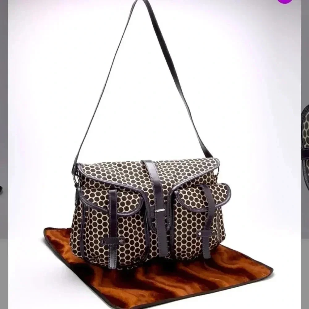 Mia Bossi Black Reese Diaper Bag